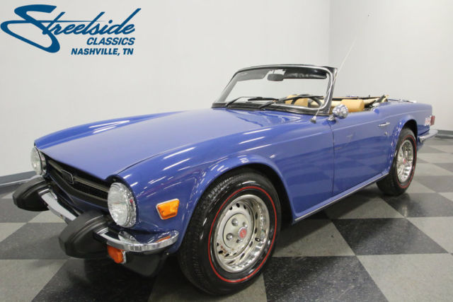 COOL COLOR COMBO, DESIRABLE HARDTOP, SMOOTH RUNNING INLINE 6, LAST YEAR TR6! 1976 Triumph TR6