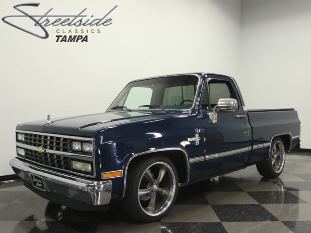 COOL CUSTOM SILVERADO, 5.0 V8, 700R4, COLD R134 AC, NICE PAINT & INTERIOR, CLEAN 1986 Chevrolet Silverado 1500