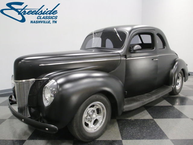 COOL MATTE BLACK FINISH, 350CI MOTOR, 700R4 O/D TRANS, MUSTANG II W/ FRONT DISCS 1939 Ford 5-Window
