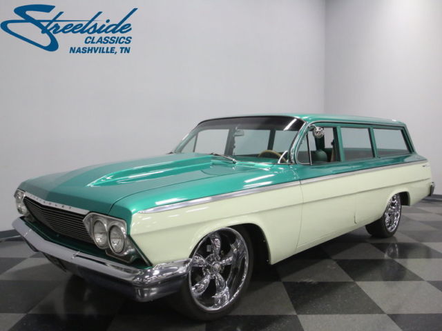 COOL WAGON, 283CI, BORG WARNER 4 SPD, A/C, 4 WHEEL POWER DISC BRAKES, SWEET! 1962 Chevrolet Bel Air/150/210