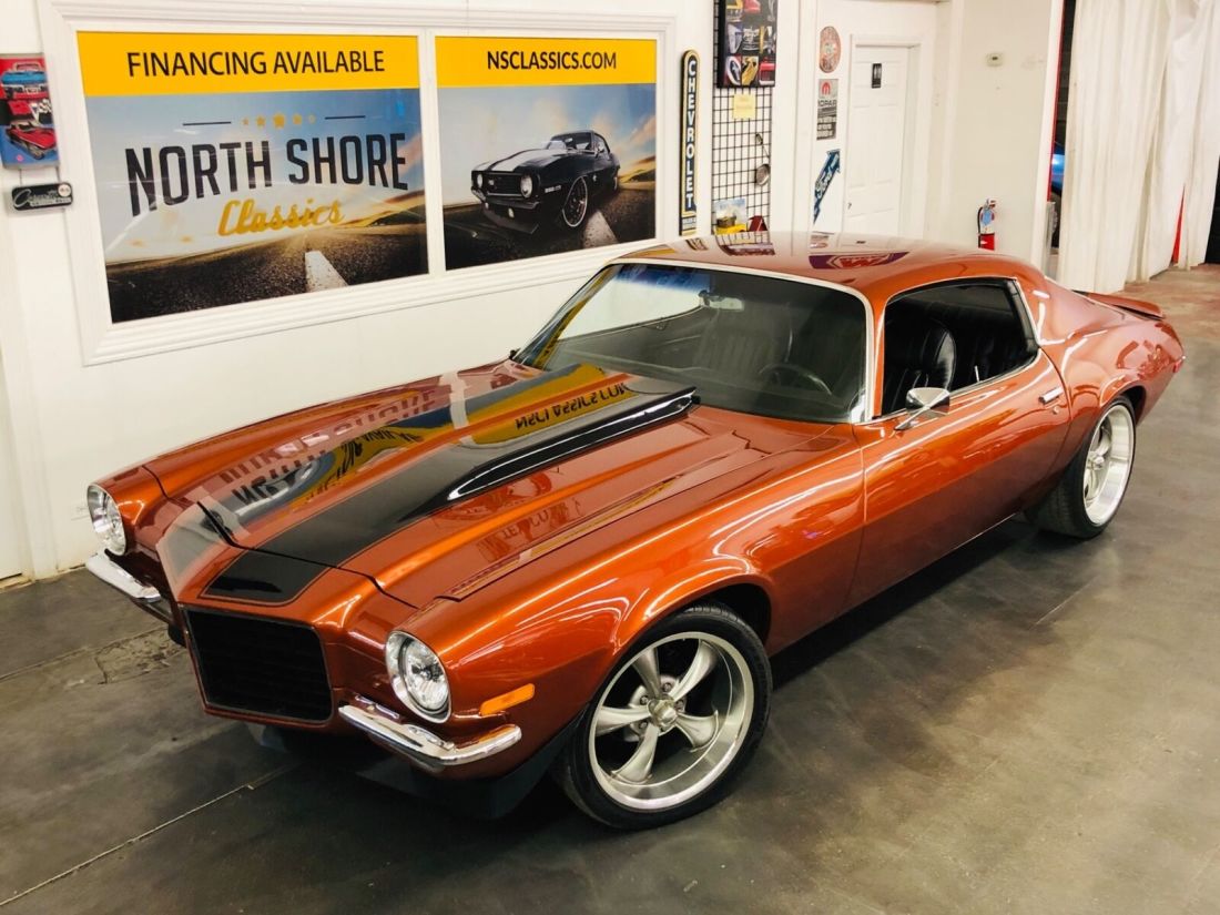 Copper Chevrolet Camaro with 325 Miles available now! 1973 Chevrolet Camaro - LS1 V8 - 4L60 TRANS - RESTO MOD - SEE VIDEO