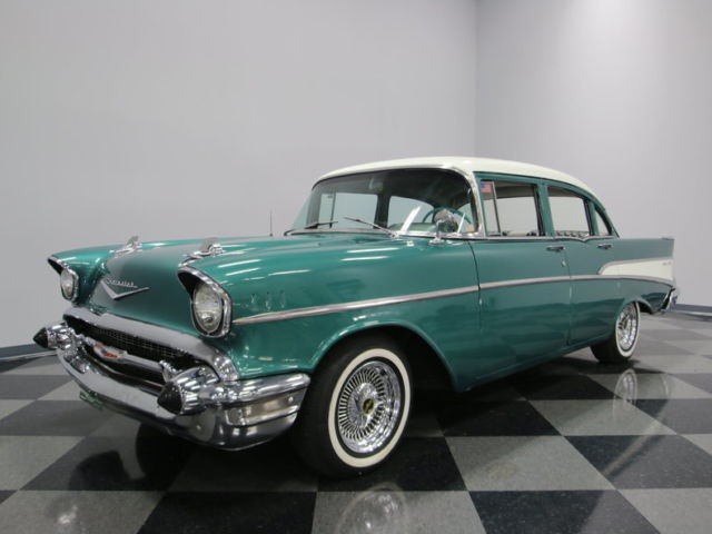 CORRECT 265CI MOTOR, NICE 4 DOOR WITH TONS OF LEG ROOM, NICE 210 ALL AROUND 1957 Chevrolet Bel Air/150/210