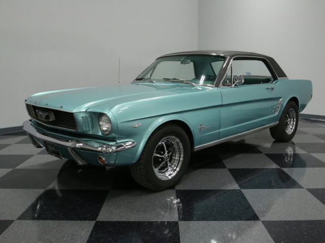 CORRECT COLOR COMBO, CORRECT UNDERDASH A/C, 4-WHEEL POWER DISC BRAKES, NICE! 1966 Ford Mustang