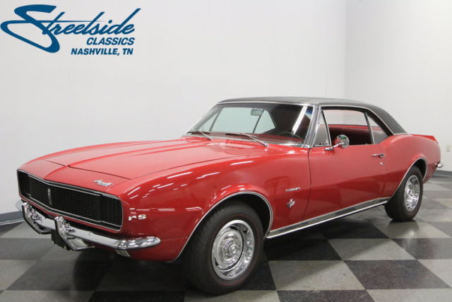 CORRECT COLORS, #'S MATCH 327 & 4 SPEED TRANS, PROTECT-O-PLATE, TRUE RS, SLICK! 1967 Chevrolet Camaro RS