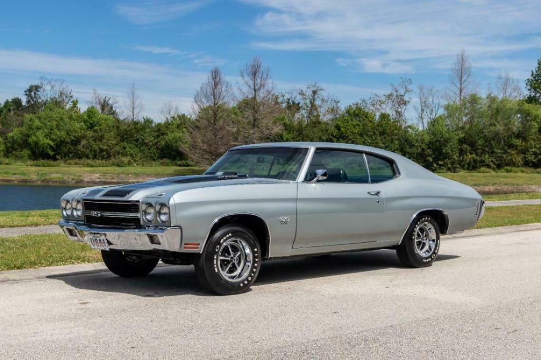 Cortez Silver Chevrolet Chevelle SS with 86671 Miles available now! 1970 Chevrolet Chevelle