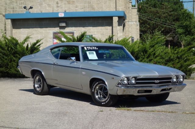 1969 Chevrolet Chevelle REAL SS396-REAL L CODE-FACTORY CODE 69-CORTEZ SILV - photo 2