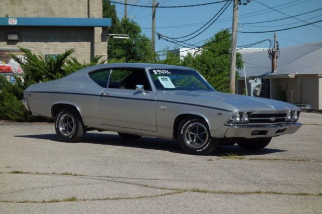 1969 Chevrolet Chevelle REAL SS396-REAL L CODE-FACTORY CODE 69-CORTEZ SILV - photo 3