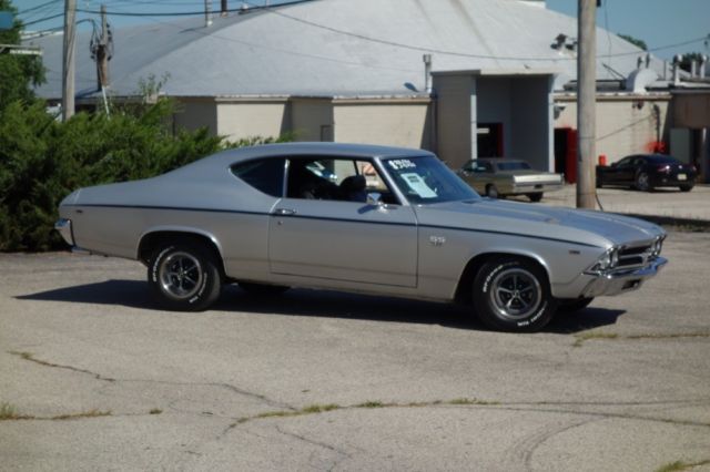 1969 Chevrolet Chevelle REAL SS396-REAL L CODE-FACTORY CODE 69-CORTEZ SILV - photo 4