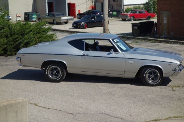 1969 Chevrolet Chevelle REAL SS396-REAL L CODE-FACTORY CODE 69-CORTEZ SILV - photo 5