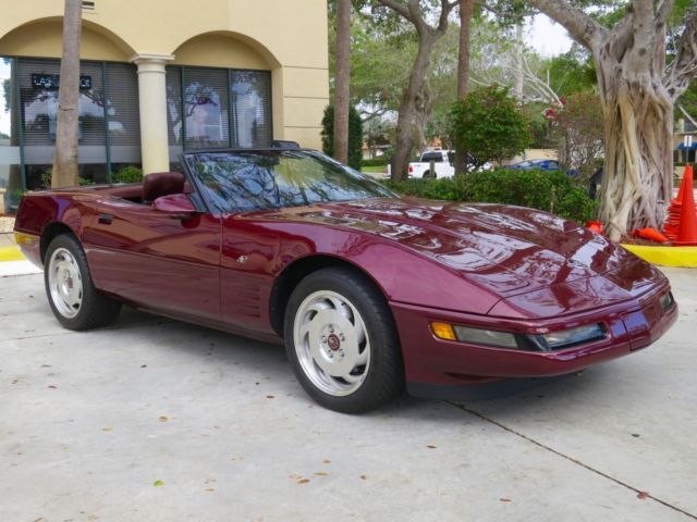 Corvette 1993 40th Anniversary Conv't. 'As New'. 2,293 MILES!!! 1993 Chevrolet Corvette Convertible