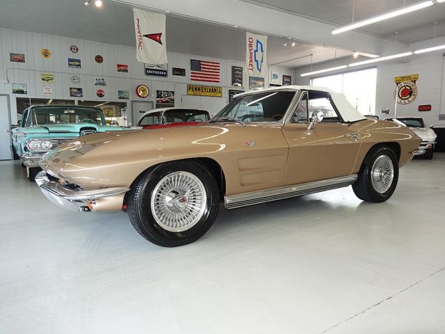 Corvette Convertible Air Conditioning 4 spd Manual Vette 327 300HP Numbers Match 1964 Chevrolet Corvette #'s Match AC