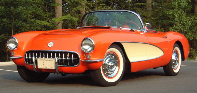 Corvette Convertible Two Tops 1956 Chevrolet Corvette