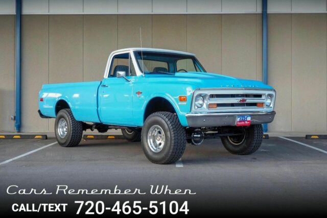 Corvette Crate 350cid V8 3 on the tree Blue 1968 Chevrolet Other Pickups Frame-Off Restoration