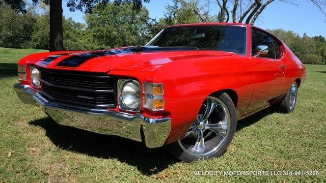 CORVETTE LS2 6.0 FUEL INJECTED 6 SPEED MANUAL VINTAGE AIR LOWERED MAKE OFFER 1971 Chevrolet Chevelle RESTOMOD SS