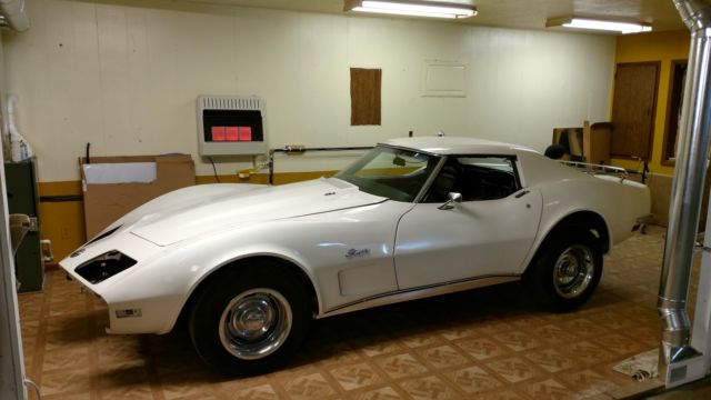 Corvette ,Project,Survivior, Barn Find,All original miles ,muscle car,original 1973 Chevrolet Corvette Corvette COUPE with T tops