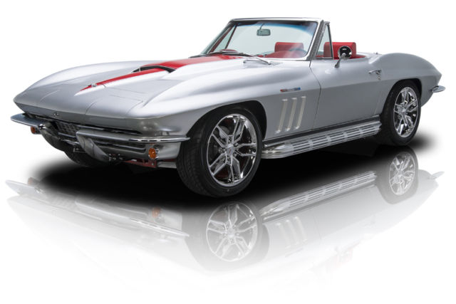 Corvette Sting Ray Roadster Pro Touring EFI LS3 V8 5 Speed PS A/C Leather Discs 1966 Chevrolet Corvette Sting Ray