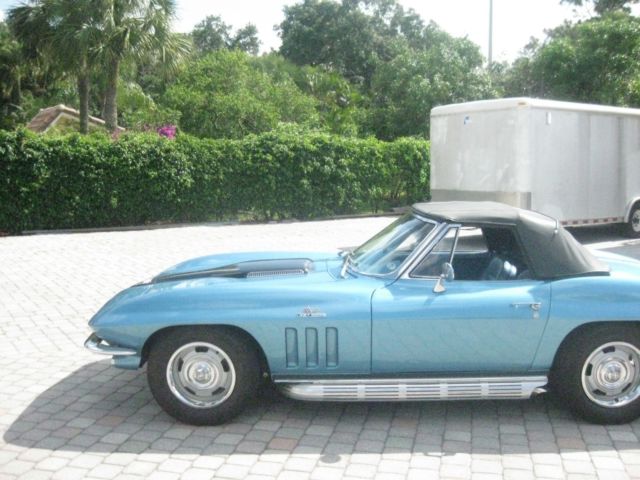 corvette stingray, 1966, 427, turbo jet 1966 Chevrolet Corvette 427 TURBO JET CONV.