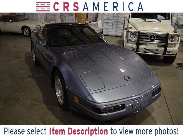 Corvette With 27,760 Miles, Blue - - - Manual 1991 Chevrolet Corvette --