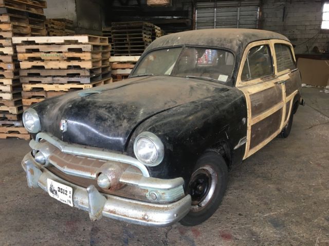 COUNTRY SQUIRE WOODY THIRD SEAT ONE OWNER BARN FIND WELL OPTIONED LOW MILES V8 1951 Ford Other Pickups COUNTRY SQUIRE WOODY ONE OWNER BARN FIND 3RD SEAT