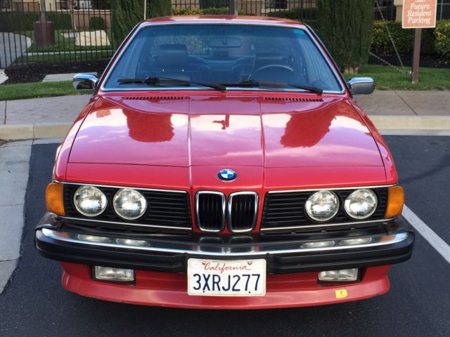Crack Free dash--Recaro seats--original paint--5-Speed Manual--NO RESERVE 1986 BMW 6-Series Sport