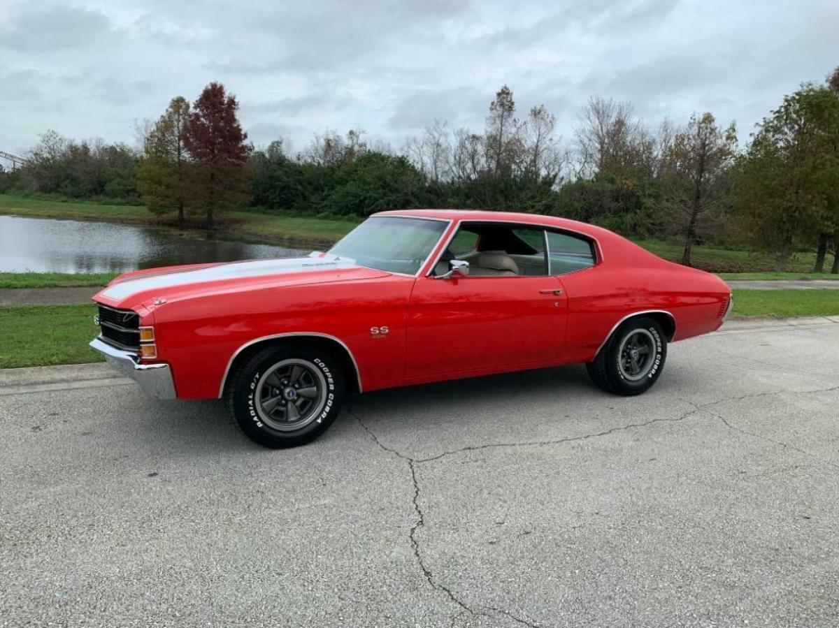 Cranberry Red Chevrolet Chevelle SS LS5 with 94624 Miles available now! 1971 Chevrolet Chevelle SS LS5 Super Sport