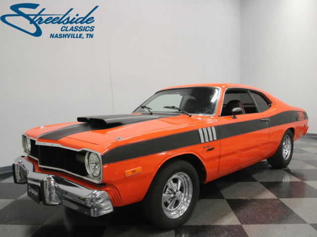 CRATE 360CI MOTOR, 4 SPEED MAN W/ HURST PISTOL GRIP, DIGITAL GAUGES, CRAGAR SS 1975 Dodge Dart Sport