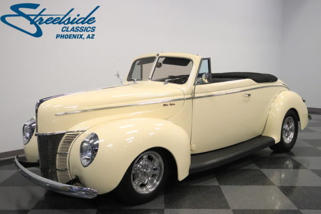 CRATE ZZ3 350 V8, TH350 AUTO, PS, FRNT DISCS, BUILD RCPTS, UPGRADED CUSTOM VERT! 1940 Ford Deluxe Convertible