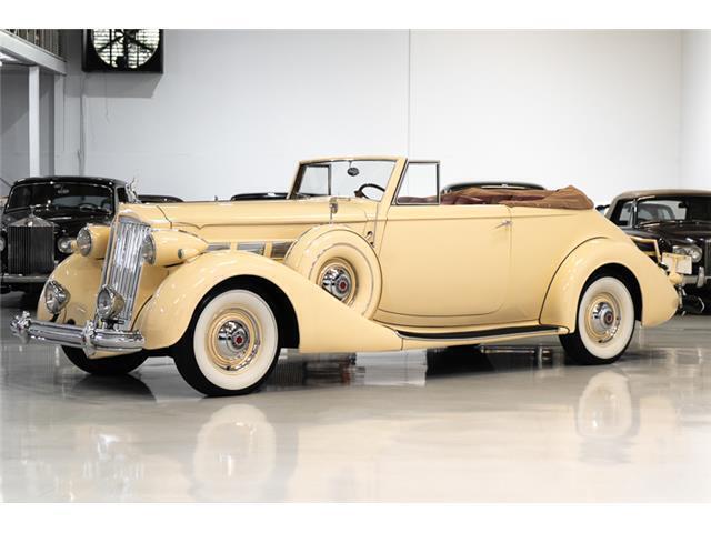 Cream over Deep Red | Please "See full description" for more photos/info 1937 Packard Super Eight Convertible Victoria