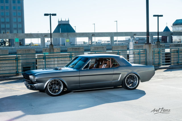 Crestron Controlled Supercharged Coyote Art Morrison Chassis 1966 Ford Mustang