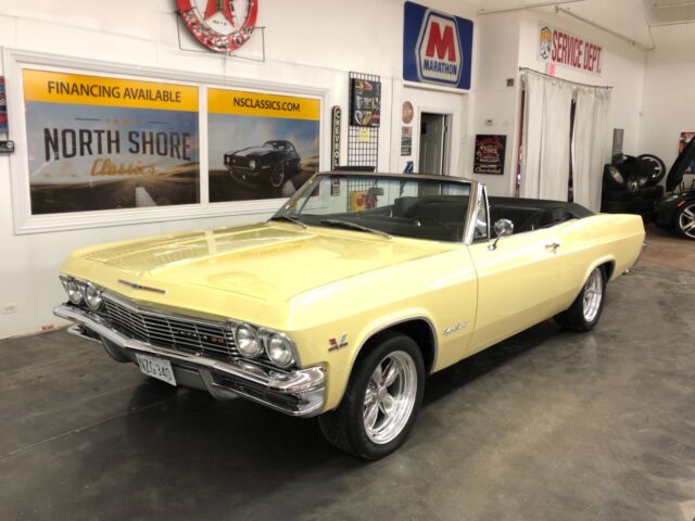 Crocus Yellow Chevrolet Impala with 15,918 Miles available now! 1965 Chevrolet Impala -SS396-4 SPD CONVERTIBLE-SOUTHERN CLASSIC-