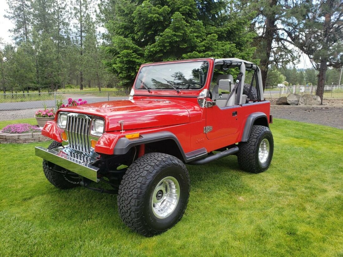 Custom 1 of a kind 1989 Jeep Wrangler YJ Corvette 1989 Jeep Wrangler