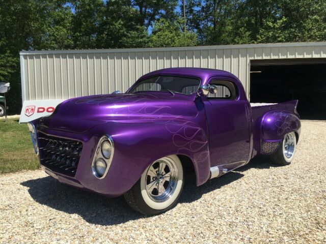 Custom 1950 Studebaker Pickup Hot Rod 50 Rat Magazine Cruiser Chevy V8 1950 Studebaker 2R5 Custom Hot Rod