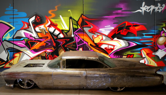 Custom 1960 Cadillac streetrod hotrod or rat rod bagged like 1959 Cadillac DeVille