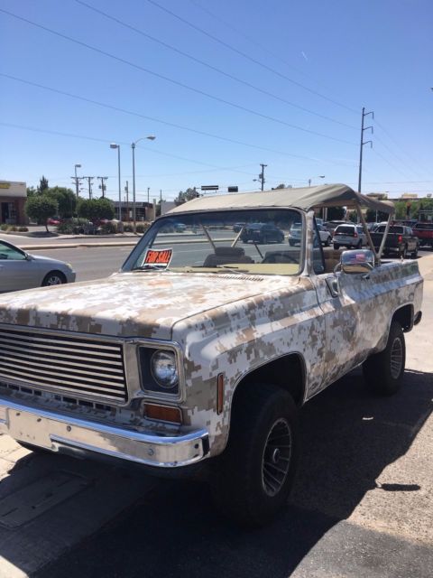 1974 Chevrolet Blazer Custom Camo Wrap