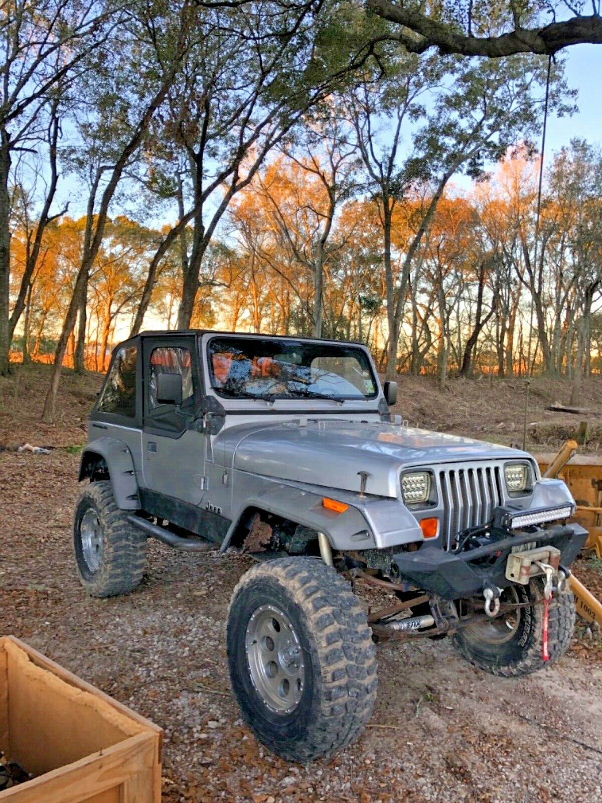Custom 1992 Jeep Wrangler YJ with Corvette engine 1992 Jeep Wrangler