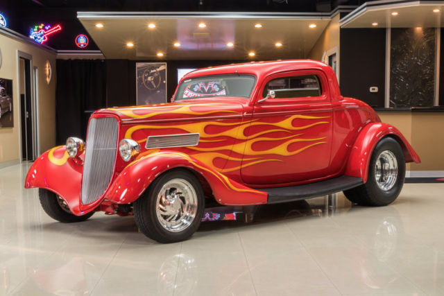 Custom 3-Window Coupe! GM 468ci V8, Automatic, Mustang II, Disc, Fully Loaded! 1933 Ford 3-Window Coupe Street Rod