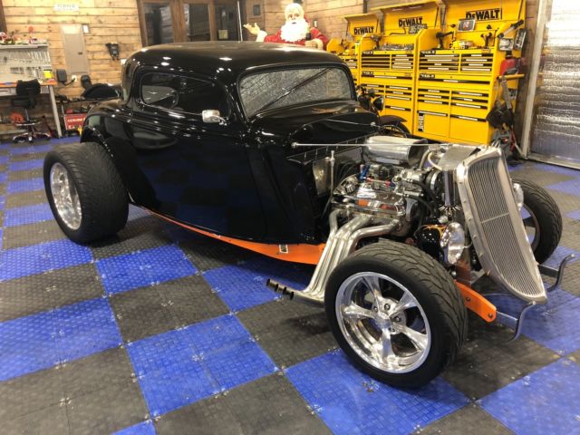 Custom 3-Window Coupe, Hot Rod ZZ4 350 V8, Auto, Disc, AC,PW, Stereo, Loaded!!! 1933 Ford 3-Window Coupe Street Rod w/ Chopped Top