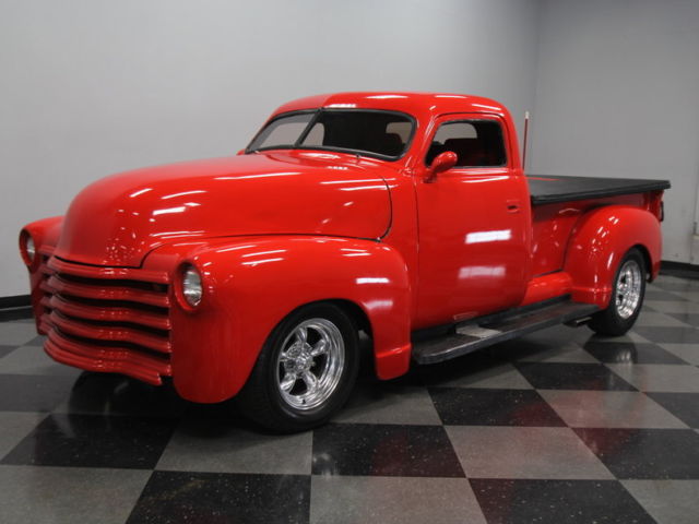 CUSTOM, 350 V8, AUTO, CHOPPED, LATE MODEL CLIP, FRONT PWR DISC/STEER, SOLID FUN! 1951 Chevrolet Other Pickups 3100
