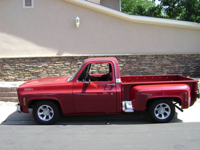 Custom 77 Silverado Step Side, Short Bed Chevy Truck, Looks, Runs & Drives NICE 1977 Chevrolet Silverado