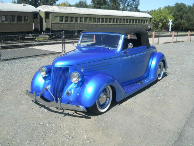 Custom AllSteel 1936 Ford Cabriolet 347 Stroker/Auto Posi Mustang PW Tilt 4WDB 1936 Ford Cabriolet Convertible