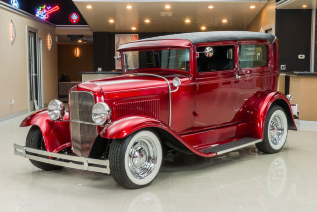 Custom Build, Steel Body! GM 350ci V8, TH350 Auto, 4-Link, Ford 9", PB, Disc! 1930 Ford Model A Tudor Sedan Street Rod