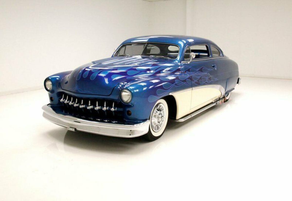 Custom Build/Gorgeous Paint/Excellent Interior/Vintage AC/350ci V8 GM RamJet 1949 Mercury Eight Coupe