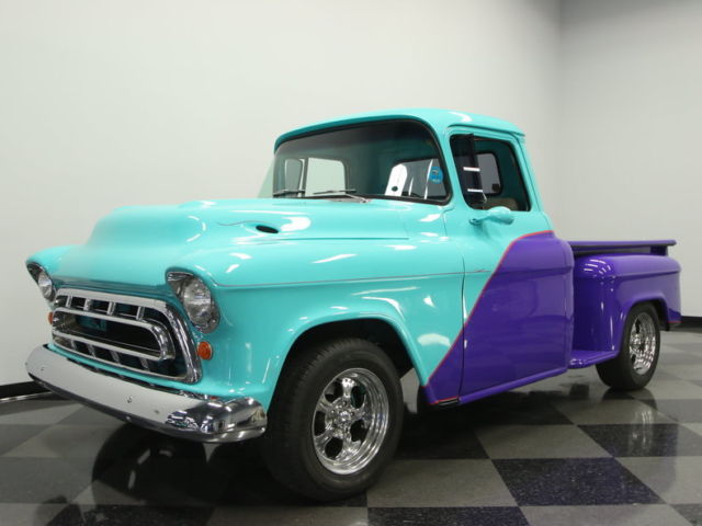 CUSTOM BUILT 57, 350 V8, AUTO, PS, PB W/ 4 WHL DISCS, A/C, FRAME OFF RESTORATION 1957 Chevrolet 3100