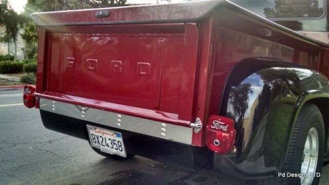 1954 Ford F-100 Black/Burgundy - photo 2