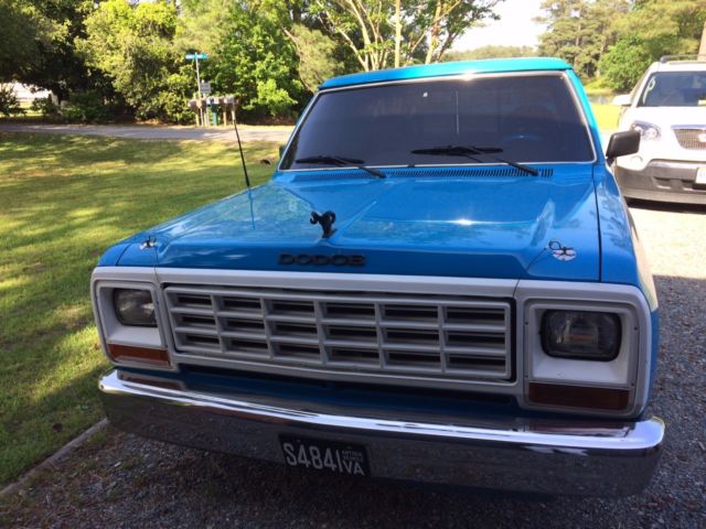 Custom Dodge D100 440 big block lowered bargain no reserve 1984 Dodge Other Pickups Custom