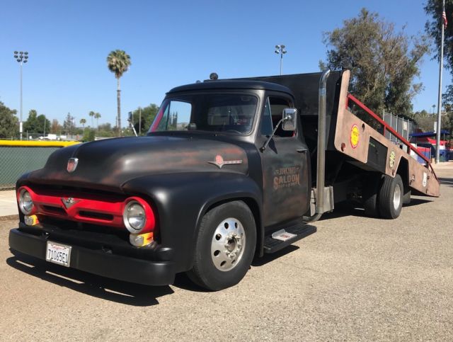 Custom Ford F600 Car Hauler! Big Block 454ci, 20’ Hydraulic Tilt Faltbed Dually! 1953 Ford Other