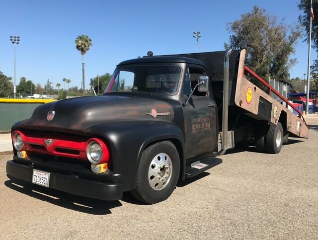 CUSTOM Ford F600 Car Hauler, Hydraulic Tilt Flatbed - No Reserve! 1953 Ford F-100