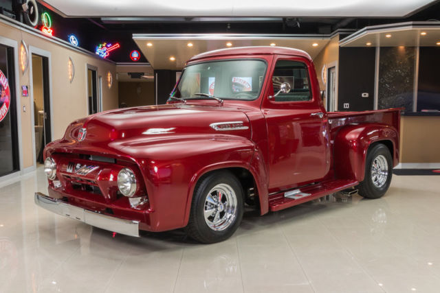 Custom, Frame Off Build! Ford 302ci V8, 5-Speed Manual, A/C, PS, PB, Disc & More 1954 Ford F-100
