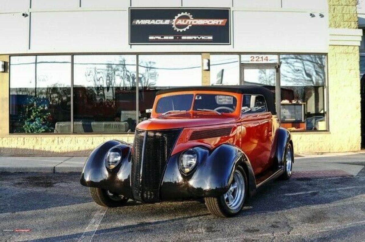 custom hot rod cabriolet ac fuel injected clean street finance classic collector 1937 Ford Other