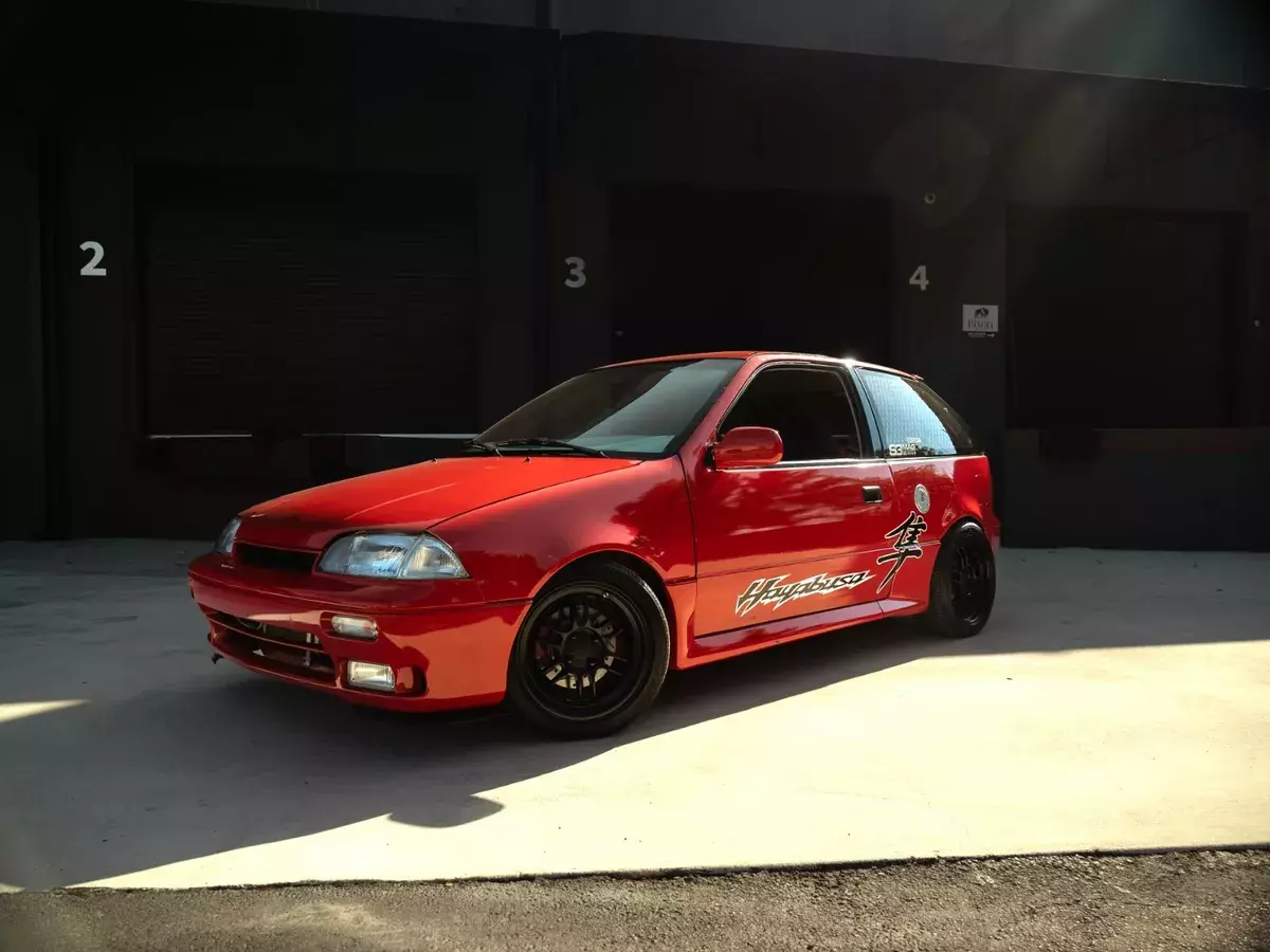 Custom Hyabusa Swap - 197 Horsepower - Rear Wheel Drive - 6 Speed Sequential 1989 Suzuki Swift GTI